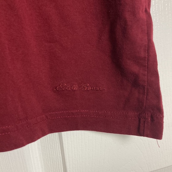 Eddie Bouer mens XXL burgundy tee - Picture 5 of 6